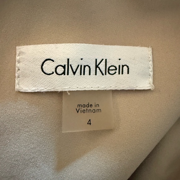 Calvin Klein Cream Midi Dress - Picture 4 of 4